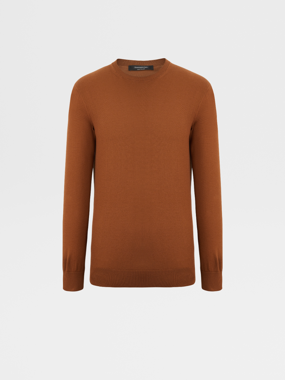 Vicuna Baby Island Cotton and Cashmere Knit Crewneck